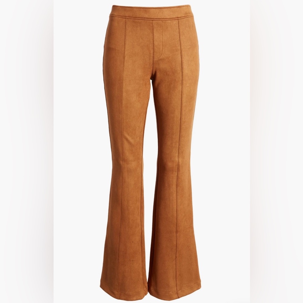 SPANX suede flare pants